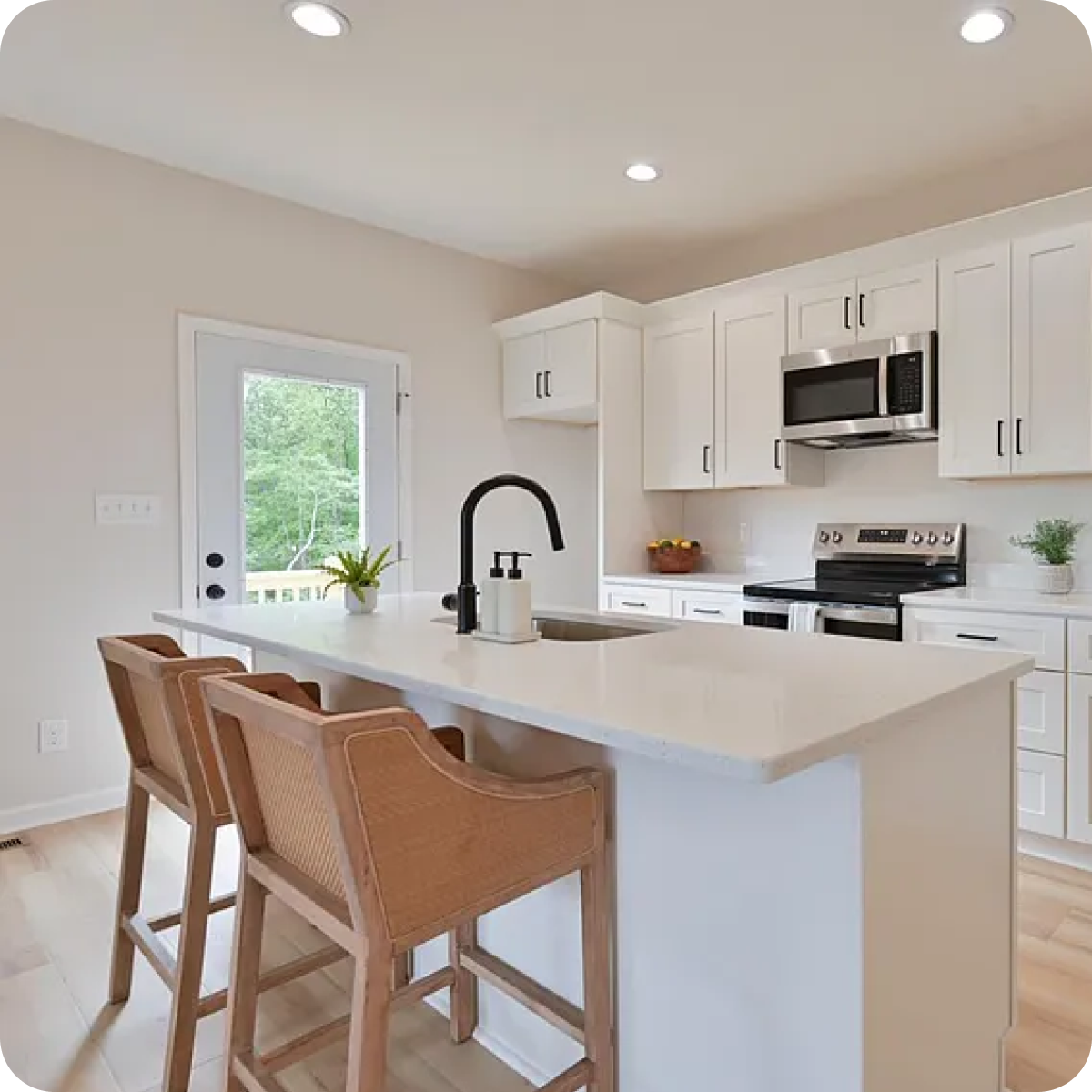 Single Family Interior Kitchen Island